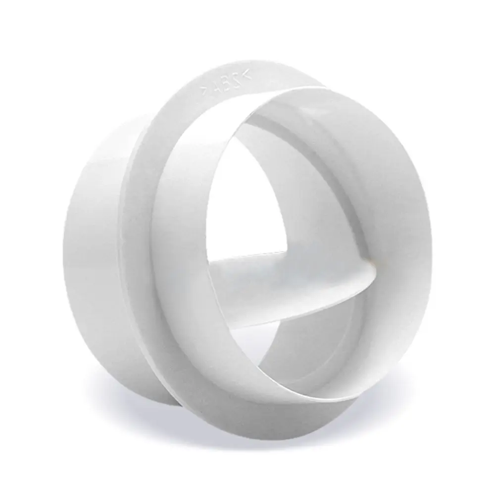 80–150 mm Rundrohr-Rückschlagventil, PVC-Belüftungsrückschlagventil, Backdraft-Dämpfer, Luftkanal, Rückschlagrohr, Zugluftblocker, Heimwerker