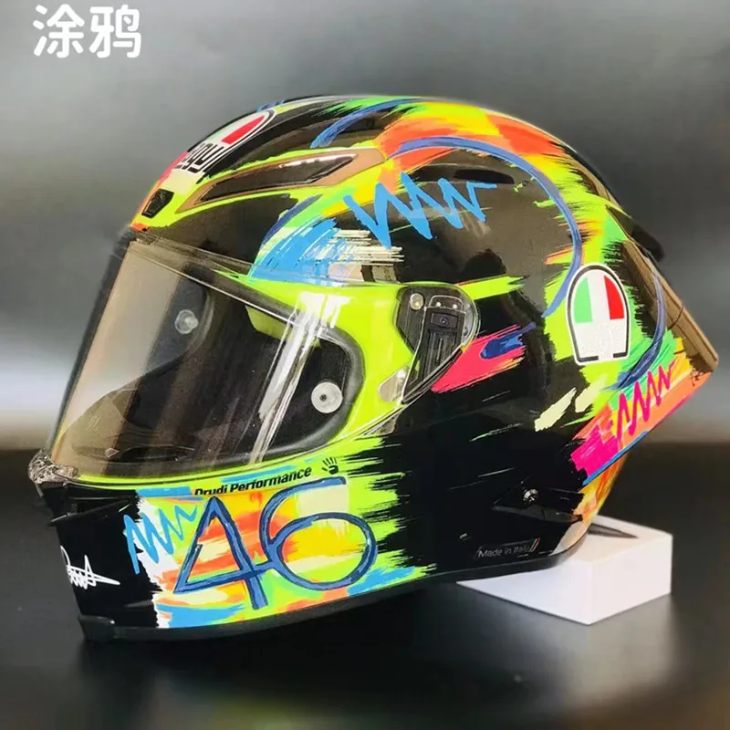 PISTA GPRR High strength ABS full face helmet,For motorcycle racing and road cruising motorcycle protective helmet,Capacete