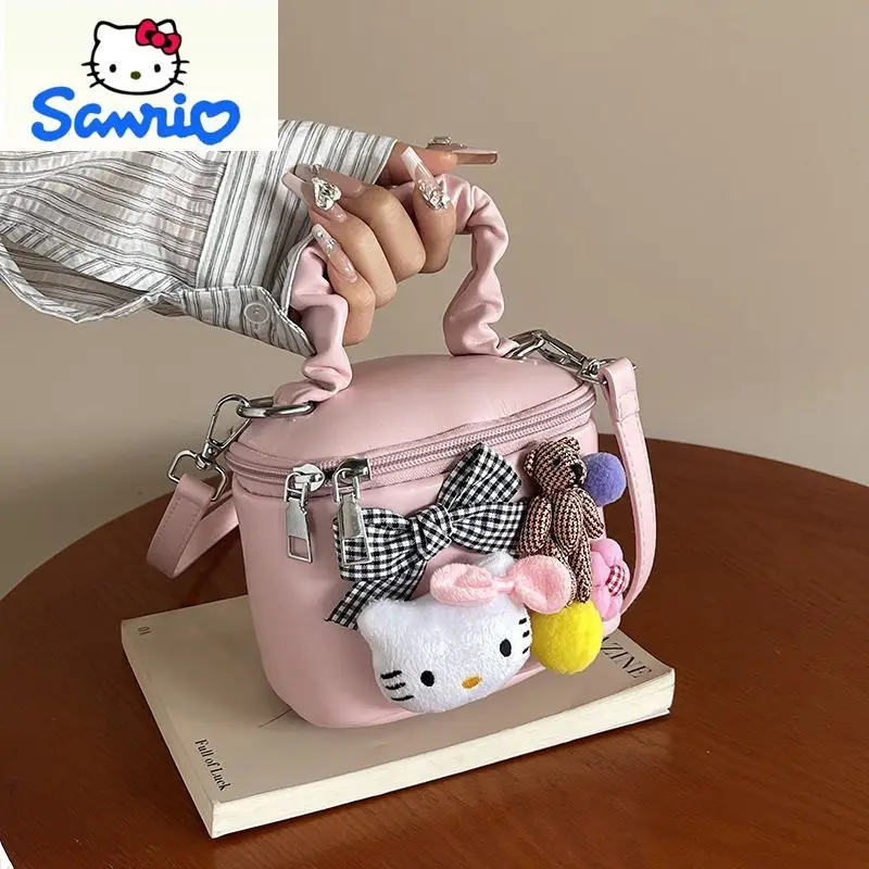 

sanrio Fashion Trend Creative DLY Handmade Makeup Bag for Women, High Quality Multi functional Storage Handheld Crossbody Bag