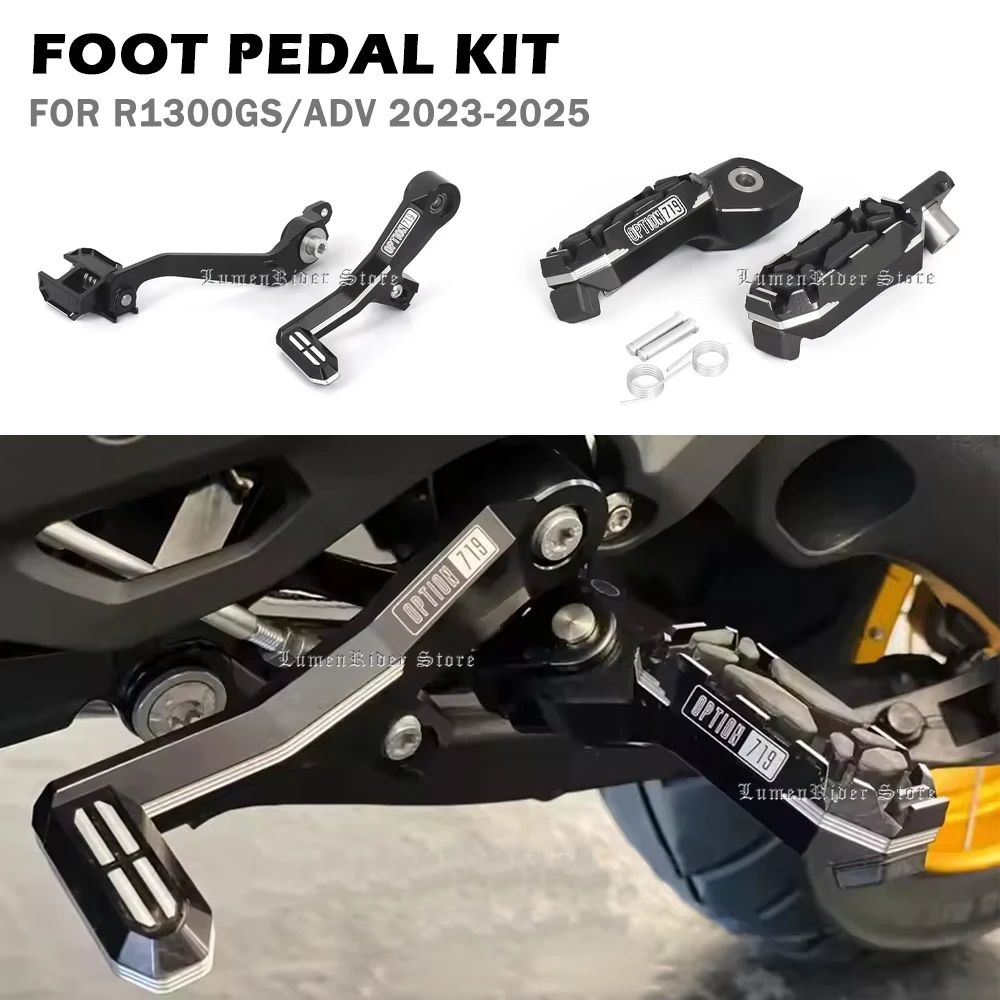 R1300 GS Foot peg 2023-2025 R1300GS Motorcycle Driver Footrests Foot Rest Foot Pegs Pedal for BMW R1300GS Adventure ADV