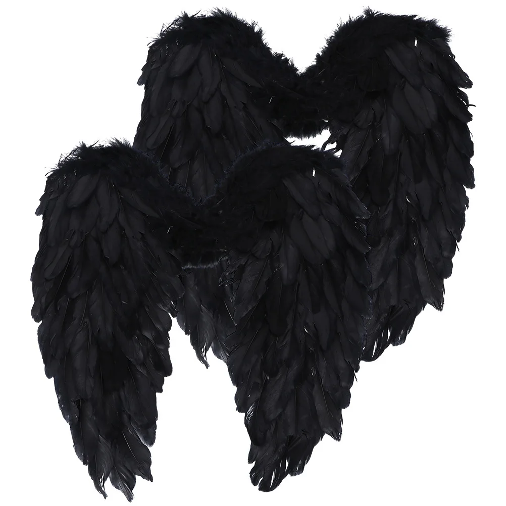 2 個の大きな天使の衣装の翼の小道具女性用軽量で快適なコスプレパーティーパフォーマンスカーニバル仮装