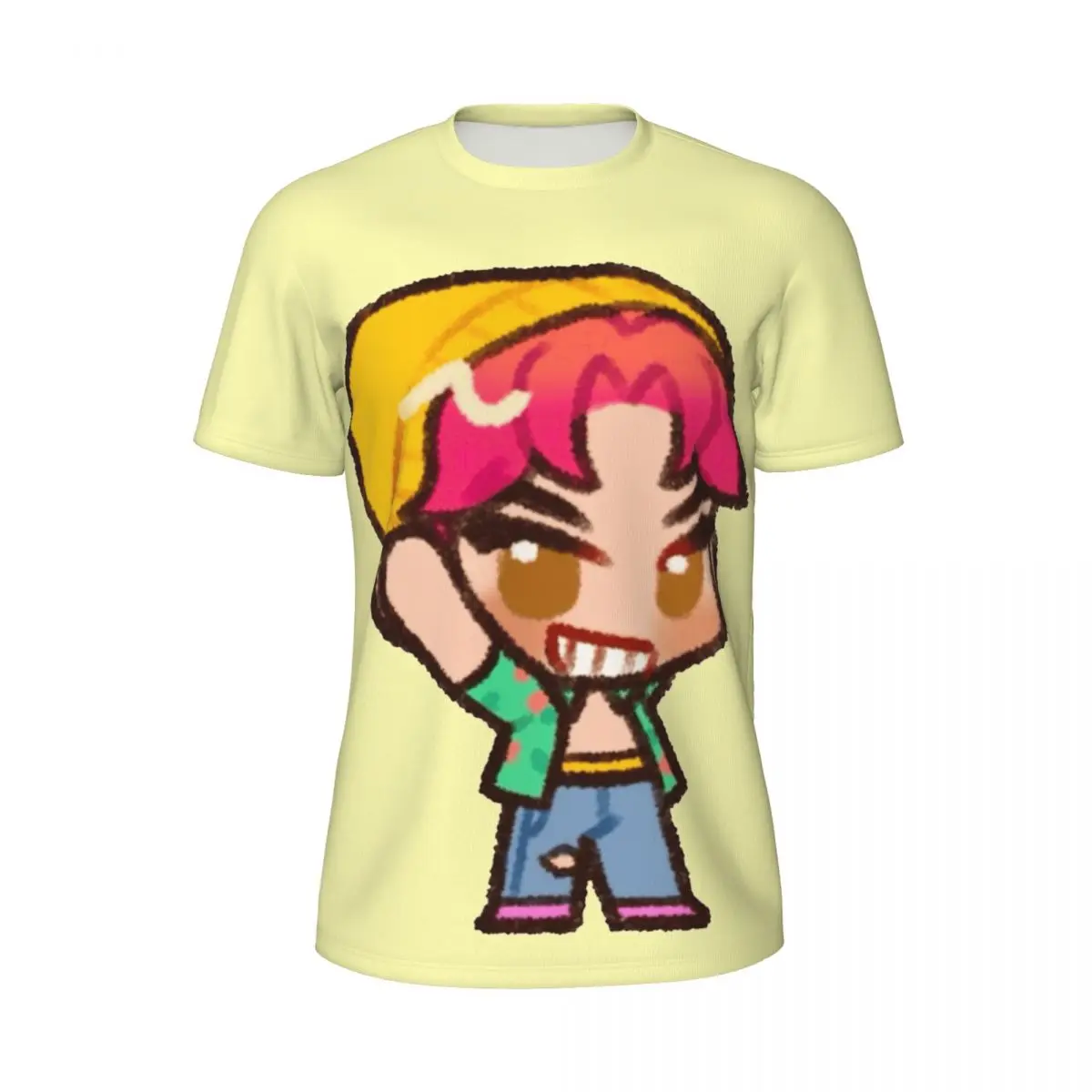 

Abby Of Saja Boys Kpop Demon Hunters T-Shirt Men Vintage Running T-Shirts Breathable Summer Fashion Tees Design Oversize Clothes