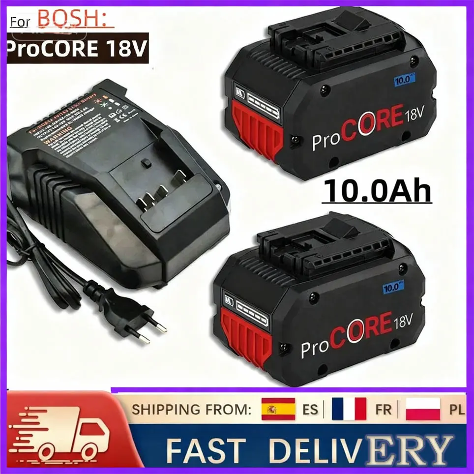 Pour Bosch 18V 10.0AH outil sans fil professionnel BAT609 BAT618 GBA18V80 21700 batterie ProCORE batterie de remplacement
