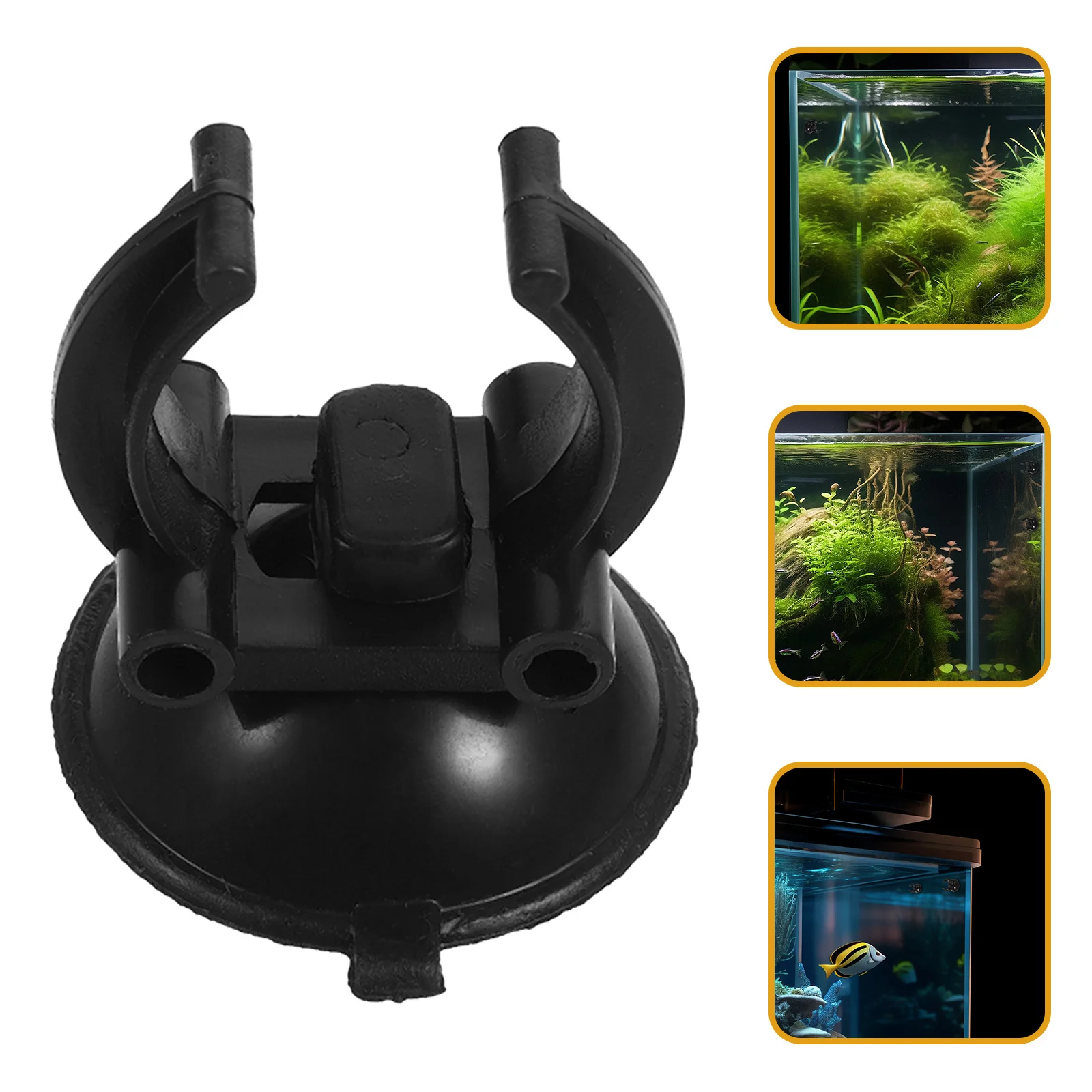 

10Pcs Fish Tank Suction Clips Strong Hold Aquarium Light Brackets for Lamp Tube and Heater Mounting Easy Install No Damage to