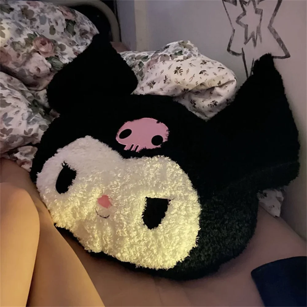 40*50cm Kawaii Sanrio Plush Pillow Kuromi My Melody Cartoon Anime Doll Toys Soft Stuffed Plush Pillow Birthday Gift for Kids