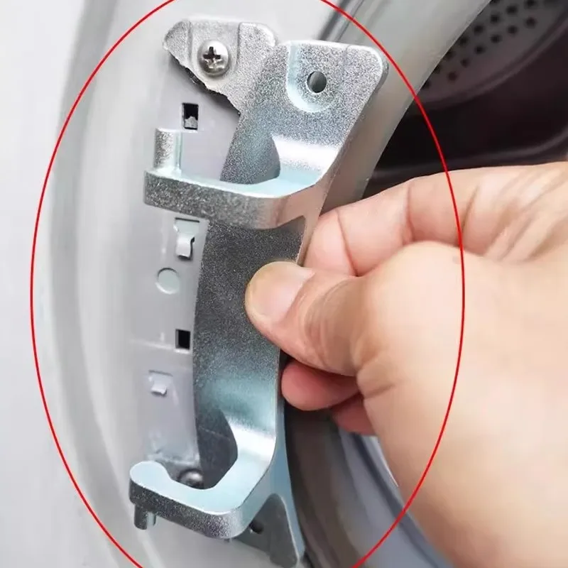 Washing Machine Door Hinge Aluminum Alloy Washer Door Hinge Replacement for Universal