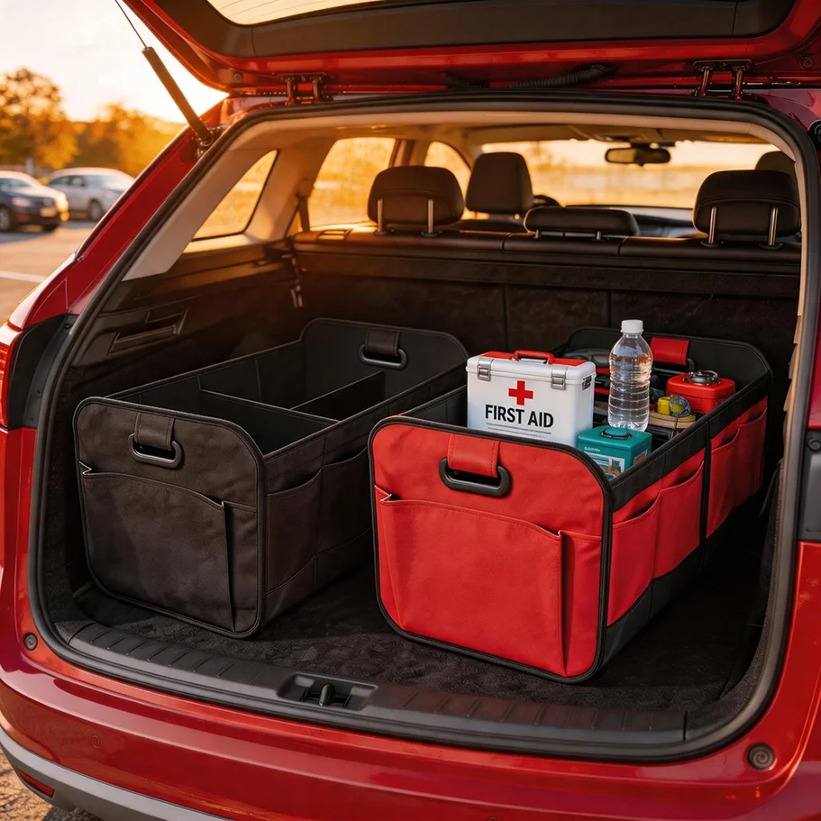 Car Storage Box, Trunk Storage Box, Oxford Cloth Storage Box, Large Capacity, Foldable