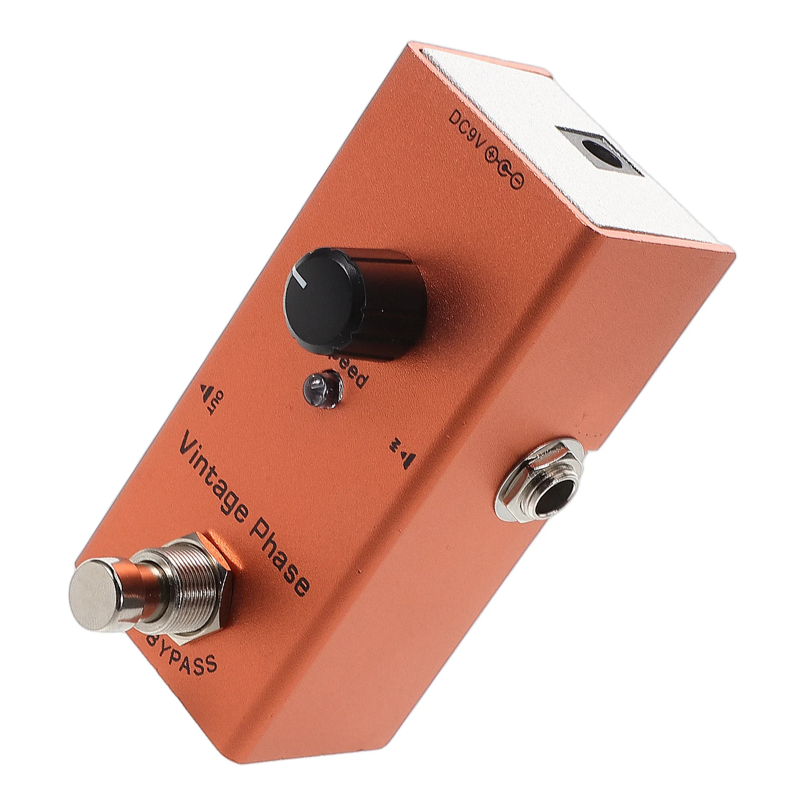 

Mini Electric Guitar Phase Effector Retro Vintage Phaser Pedal True Bypass Noise Reduction Portable Guitar Effects Pedal Kit