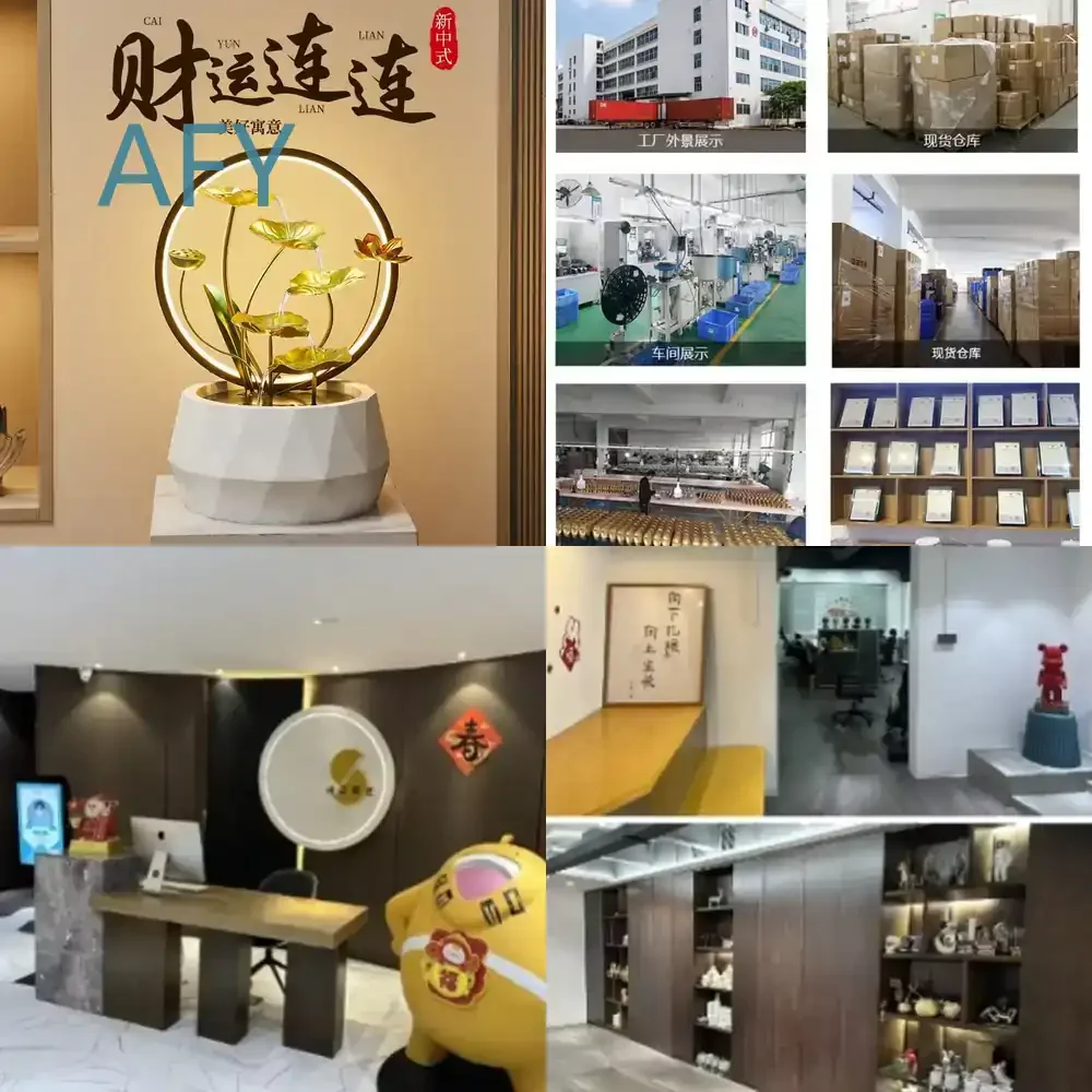 Water Flow Decoration for Home Office Desk Feng Shui Wealth Attracting Gift for Housewarming Moving Business Opening Father's