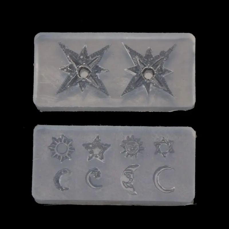 Epoxy Fillings Molds for Sun Moon Star Jewelry Making Supply Handmade Tool Dropship