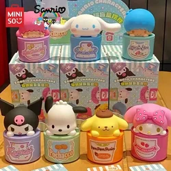 MINISO Sanrio Storage Jar Decoration Blind Box Kuromi Pachacco Cinnamoroll My Melody Kawaii Anime Peripheral Children's Toy Gift