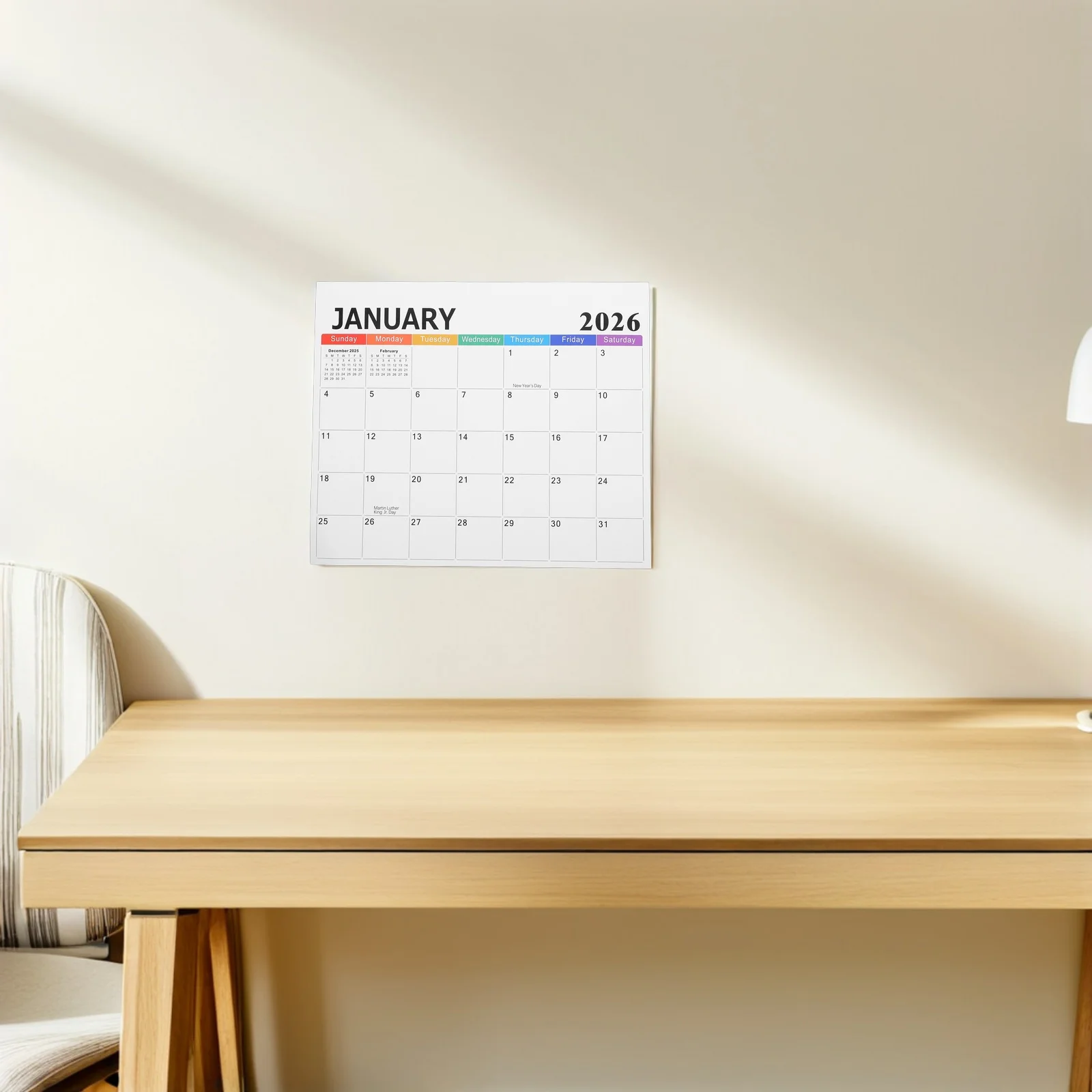 

18 Months Magnetic Fridge 11.79X9.98 Inches Large Grid Monthly Planner For Home Office Kitchen Family Schedule Refrigerator