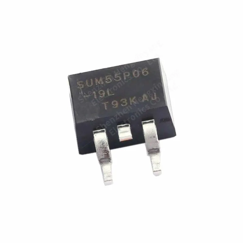 Remendo SUM55P06-19L-E3, 55A, 60V, TO263P, FET do MOS do canal, 10 PCes