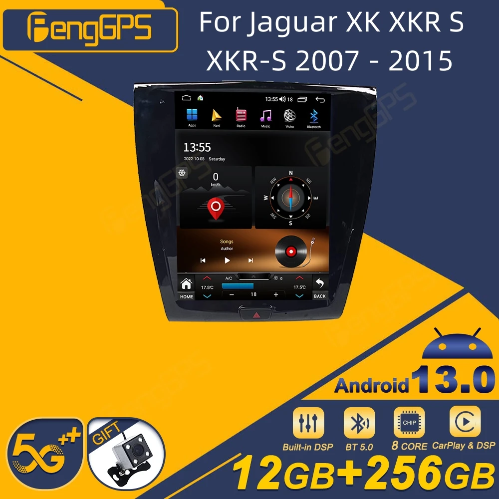 

For Jaguar XK XKR S XKR-S 2007 - 2015 Android Car Radio Screen Stereo Receiver Autoradio Multimedia Player Gps Navi Head Unit