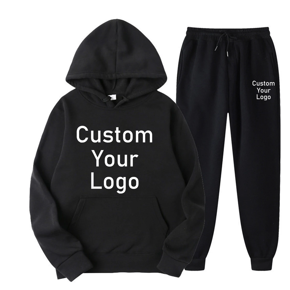 VIP Made Your Own Fashion Brand Design Men Women Sets Tracksuit Custome Autumn Hoodies + Sweatpants Two Piece Suit for Gifts