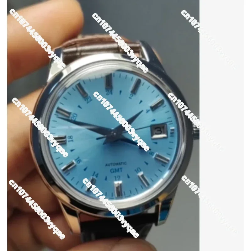 

SBGM235 Watch GMT Ice Blue Disc produced by The Godfather Sapphire Bubble Radiogram GMT4 Needle Splint 8sided sanded nail splint