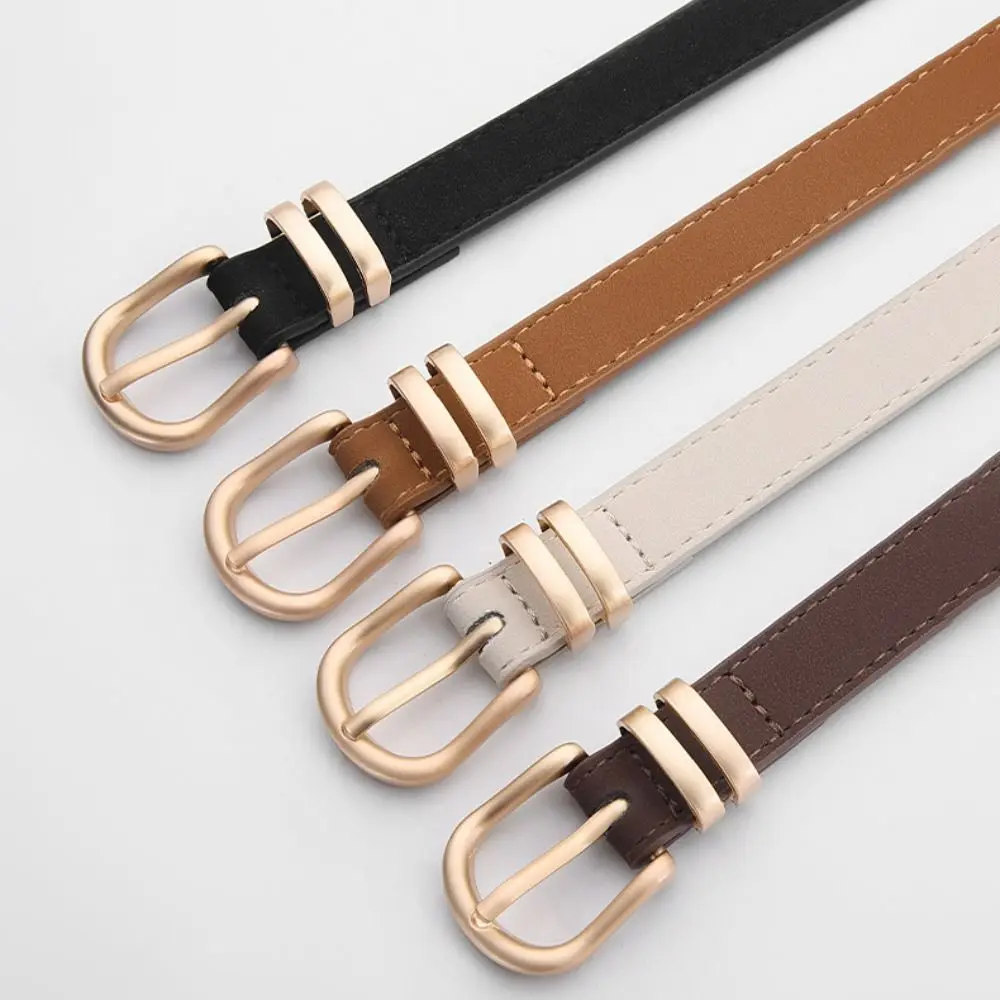 Cinturón vintage versátil para mujer, cinturón de piel de ante, cinturón informal Retro esmerilado para negocios