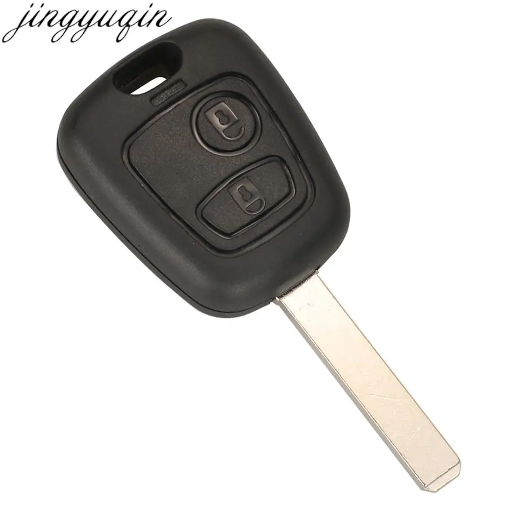 Jingyuqin Remote Car Key Alarm 433MHz 4D70 ID46 For Peugeot 107 Citroen C1 C3 Toyota Aygo 2005 2006 2007 2008 2009 2010-2014