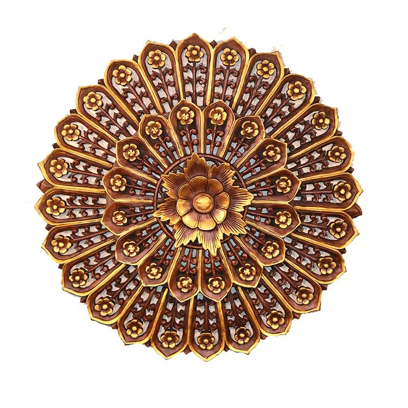 Pomelo wood carving board South East Asia wall hanging wood carving