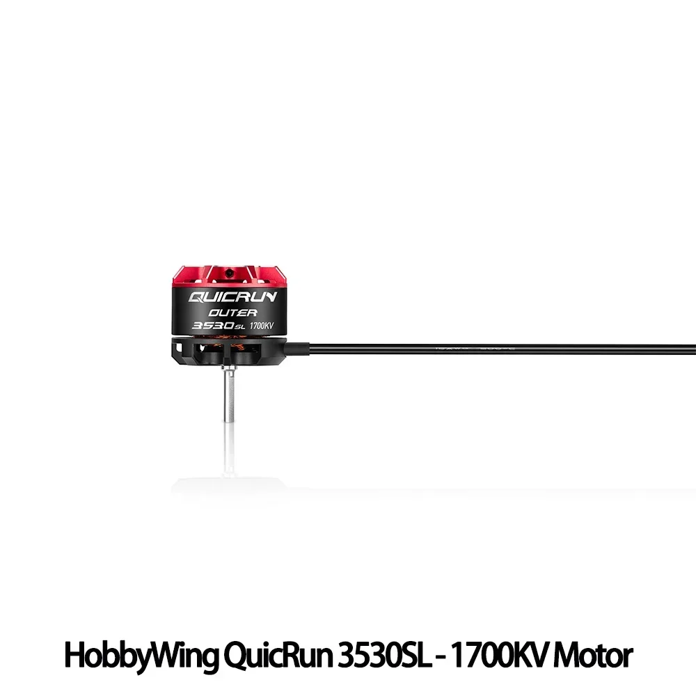 HobbyWing QuicRun Outer 3530 SL 1700KV 2200KV Sensorloze Borstelloze Motor Voor 1/10 1/12 RC Auto
