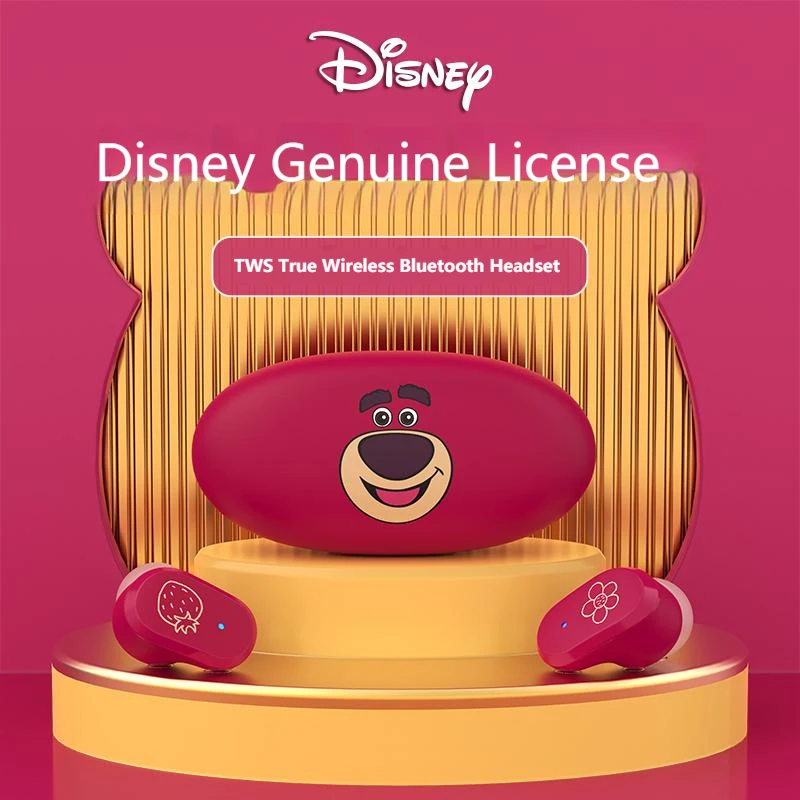 Auriculares inalámbricos Bluetooth originales de Disney, auriculares impermeables con reducción de ruido para videojuegos, auriculares deportivos con calidad de sonido HIFI