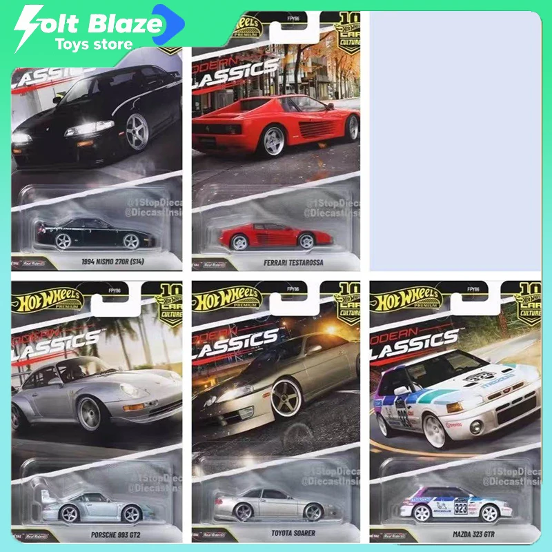 

Hot Wheels FPY86 Modern Classics Series Cars Model 1/64 Ferrari Porsche 993GT2 Toyota Nissan 2026 Diecast Car Models Boy Gifts