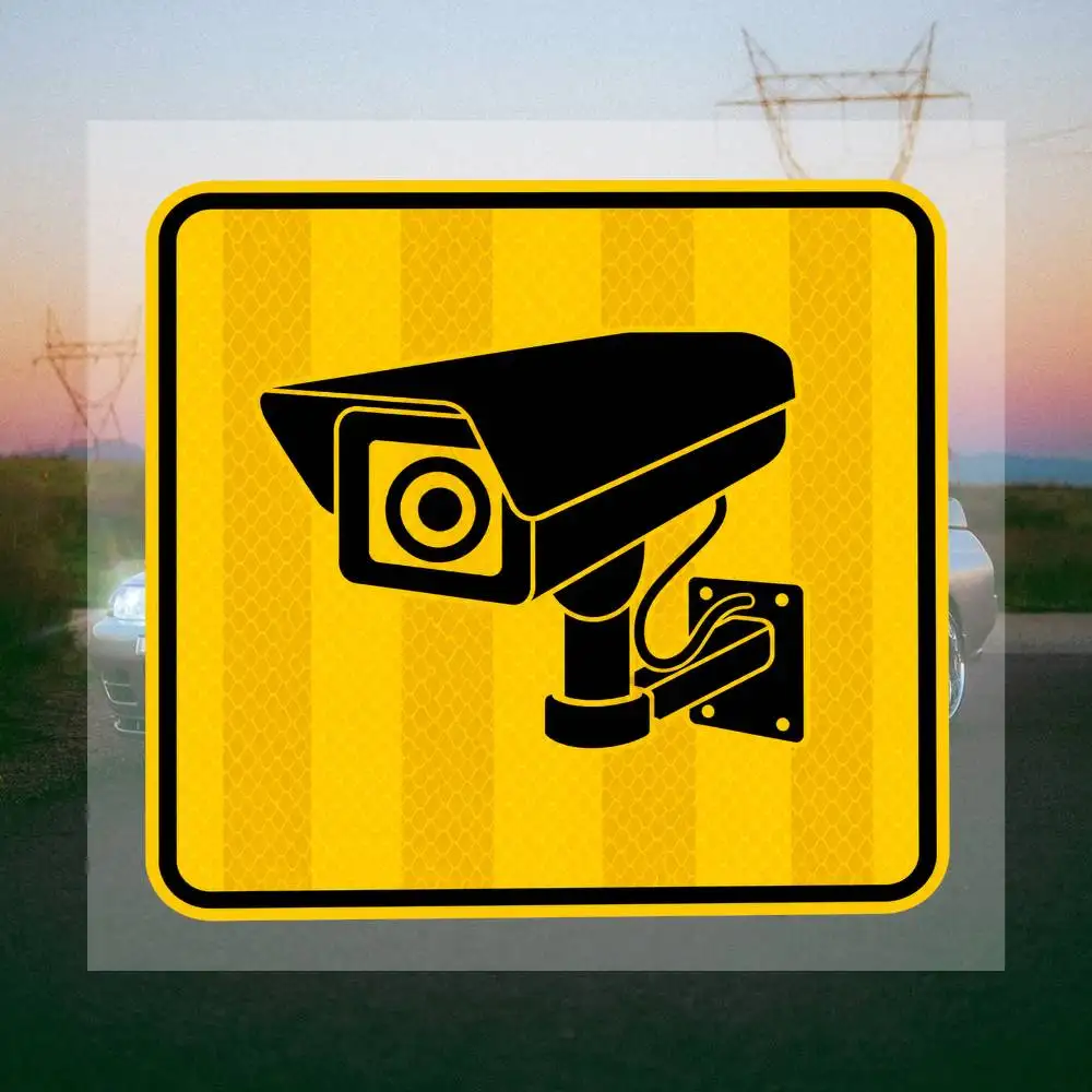 Surveillance Cameras 16cm Sticker Pack Street Style Graffiti Decals Waterproof Vinyl Stickers For Helmet Laptop Car