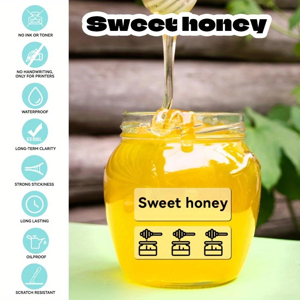 6 Rolls 960 Sheets Transparent Thermal Labels 12x40mm Waterproof Oil Resistant for D30 Q30 D32 D35 P11 P15 Printers Office Schoo