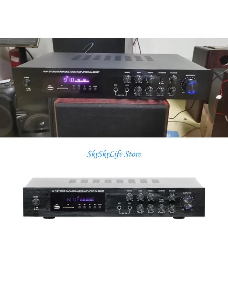 

E65E 120x2W+80Wx2+80W High Clear Sound Amplifier With Bluetooth-compatible USB Input
