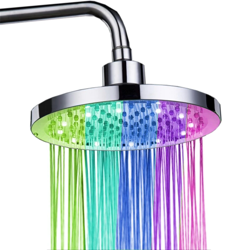 LED Shower Heads 7 Color Rainbow Bathroom