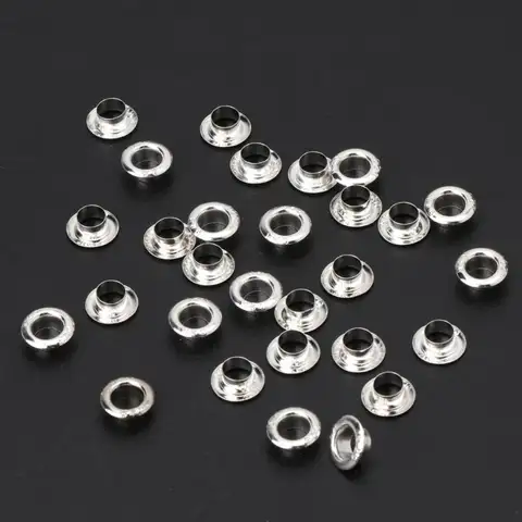 2025 New  30Pcs 925 Sterling Silver Smooth Beads Large Hole Beads For Jewelry Making