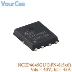 50Pcs/5Pcs NCEP4045GU DFN-8(5x6) P4045GU 1GNQ168 N-Channel 40V 45A Super Trench Power MOSFET Field Effect Transistor Chip IC