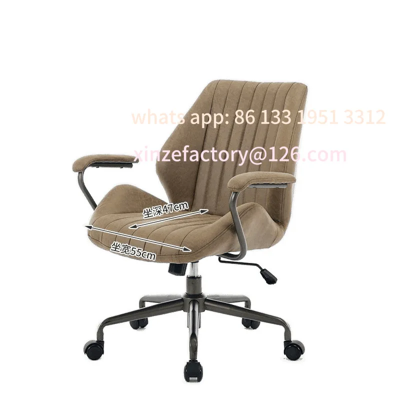 

Customizable Commercial Atmospheric Boss Sedentary Comfortable Ergonomic Lifting Swivel Chair Computer Learnin