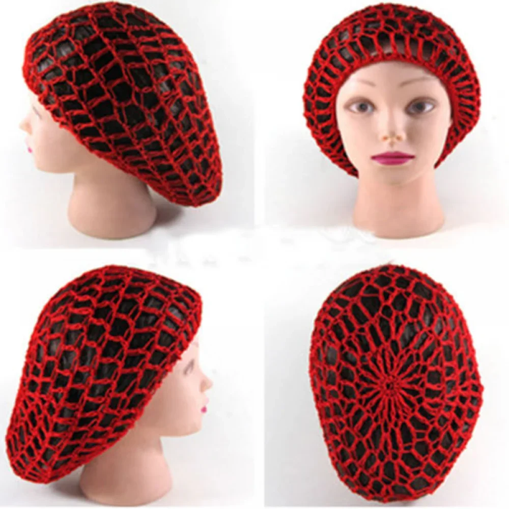 Arrival Women Ladies Soft Rayon Snood Hair Net Crocheted Hair Net Hot Sale Accessories Cheveux Femme Hair Bun Cover