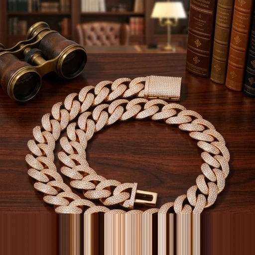 

Iced Out 20mm Thick Cuban Link Chain 5A CZ Inlay Hip Hop Men's Jewelry Gift