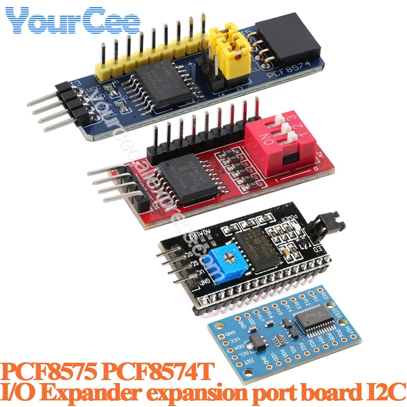 2pcs/1pc PCF8574 PCF8574T Microcontroller I/O Expander Expansion Board Module IIC I2C Adapter Plate IIC/I2C 2.5V-6V PCF8575