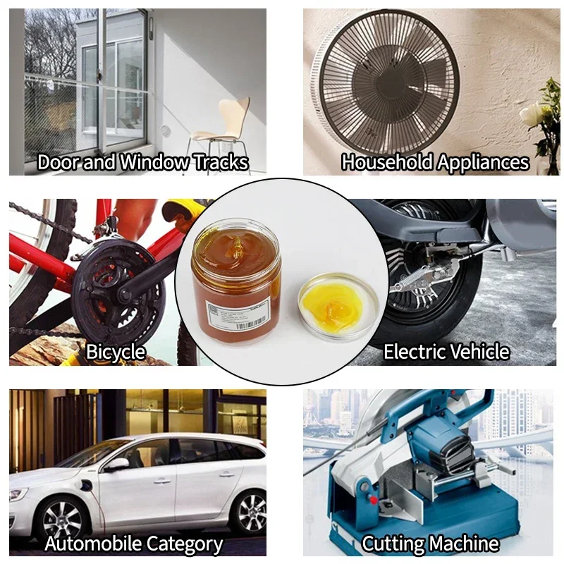 300g Automotive Grease Waterproof Lubricant High Temp Grease Wheel Bearing Grease for Automobile Hub Bearings Metal Surfaces