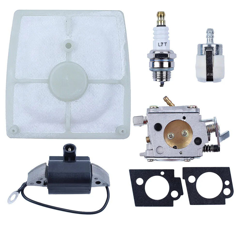 For Stihl 041 041 Farm Boss Gas Chainsaw Carburetor Air Fuel Filter Gasket Kit