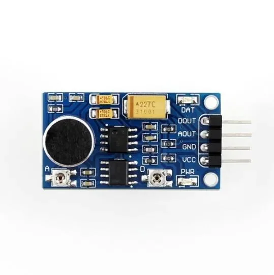 LM386 Audio Power Amplifier Module Sound Detection Sensor Voice Sensor Board for Ambient Sound Detection