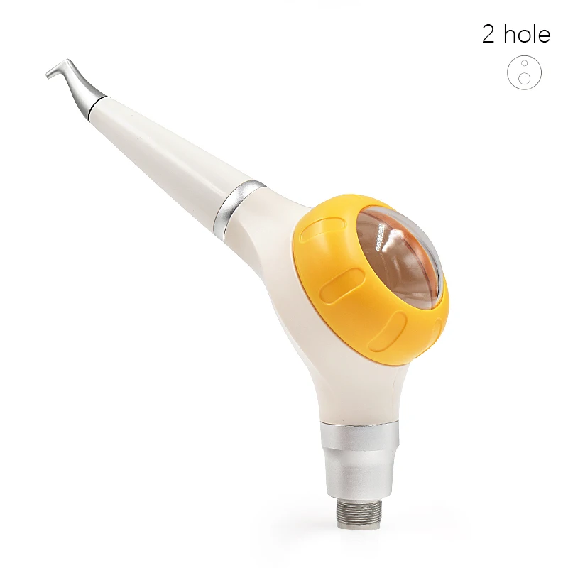 Pistola de jato de profilaxia dentária para clareamento e polimento de dentes, pulverizador de ar/água intraoral, peça de mão com 2/4 furos