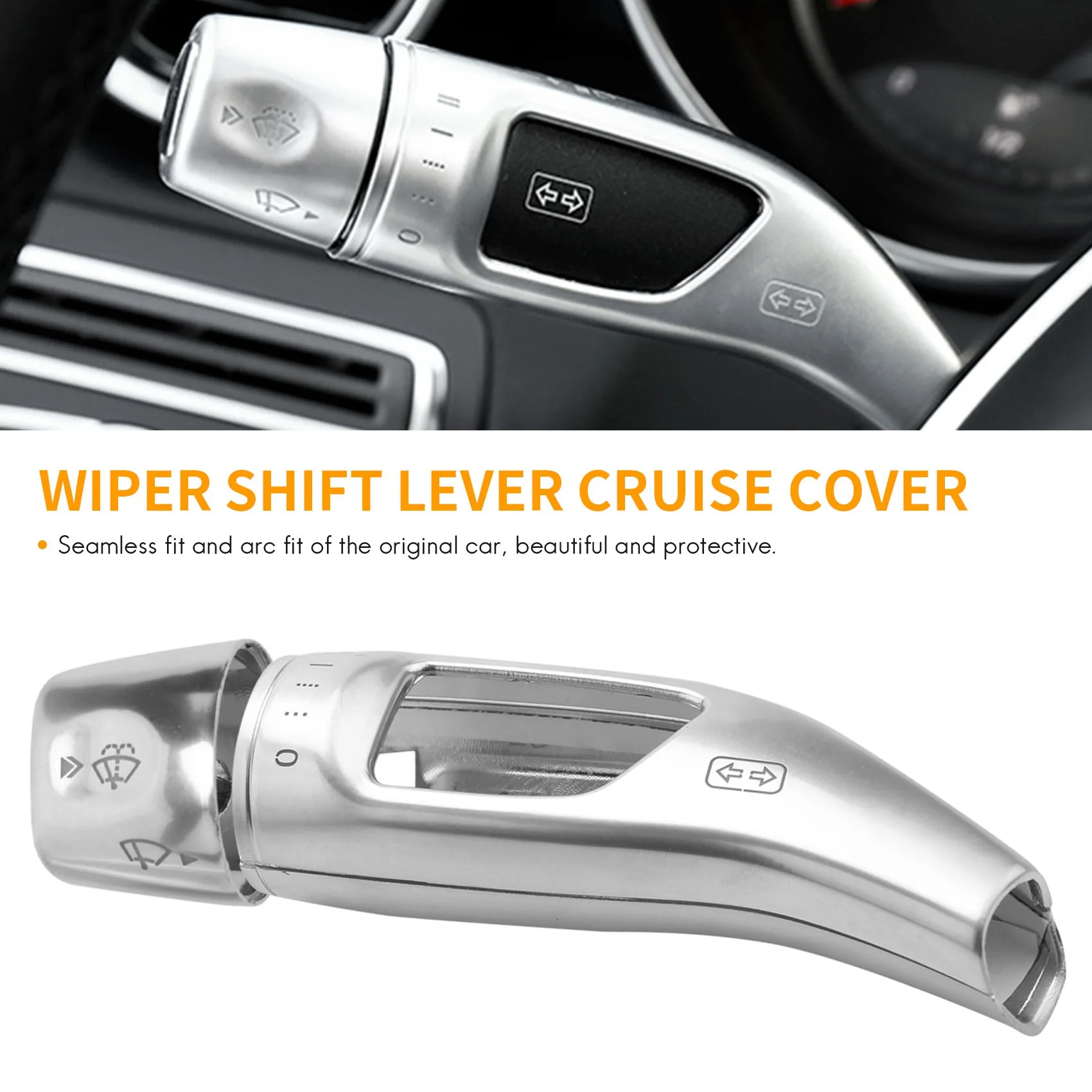 

3PCS Car Wiper Steering Lever Shift Lever Cruise Rod Cover for Benz W204 W205 W212 W213 X156 X166—L49A