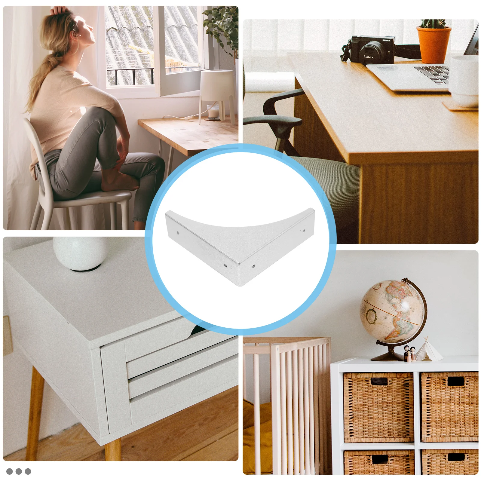 4 قطعة حراس الزوايا خمر حامي المعادن الأثاث الزخرفية مصدات الزاوية مكتب حافة يغطي حافة حارس السلامة