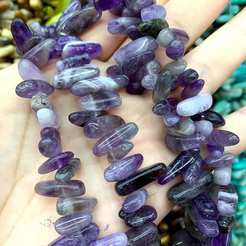 Wholesale Irregular Natural Stone Beads Agates Amethysts Tiger Eye Crystal DIY for Jewelry Making Necklace Bracelet Accessories