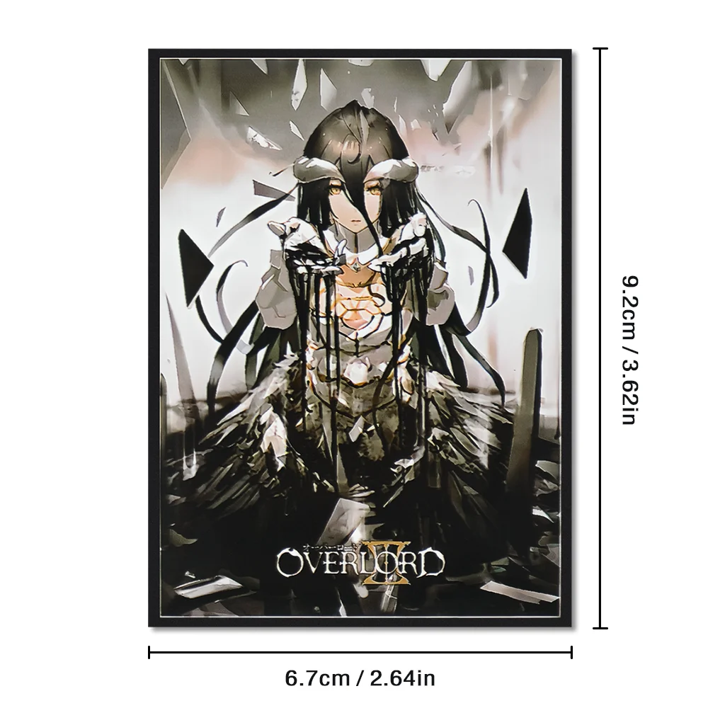 60PCS 67x92mm Anime Card Sleeves  Board Game Cards Protector PTCG Cards Shield Card Cover for TCG/MGT Trading Cards