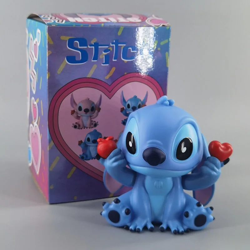 

Фигурка Лило и Стич Диснея, орнамент, мультяшная кукла-стич, настольное украшение, модель, детские игрушки с героями мультфильмов, праздничные подарки