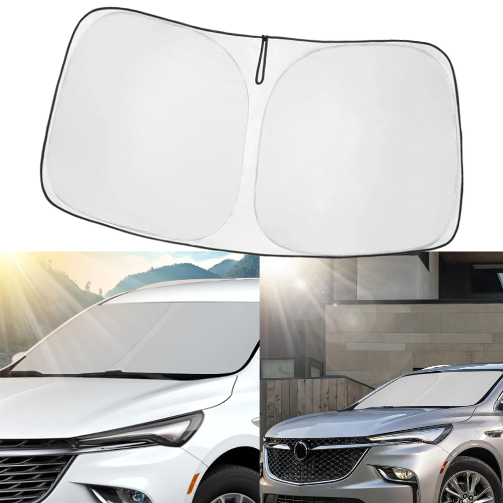

Fit for 2018 2019 2020 2021 2022 2023 2024 Buick Enclave Car Front Windshield Sun Shade Foldable Storage Visor Auto Accessories