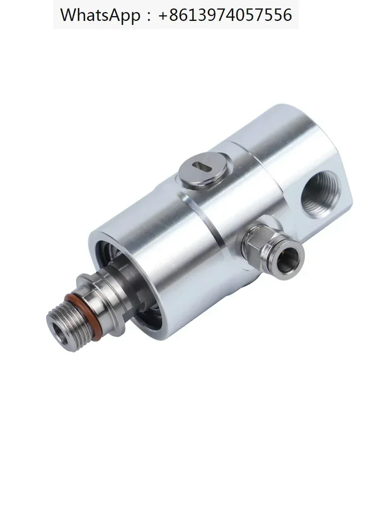 Replacing ROTOFLUX rotary joint A10-1771-05L machine tool center water outlet high-speed spindle rotary joint.