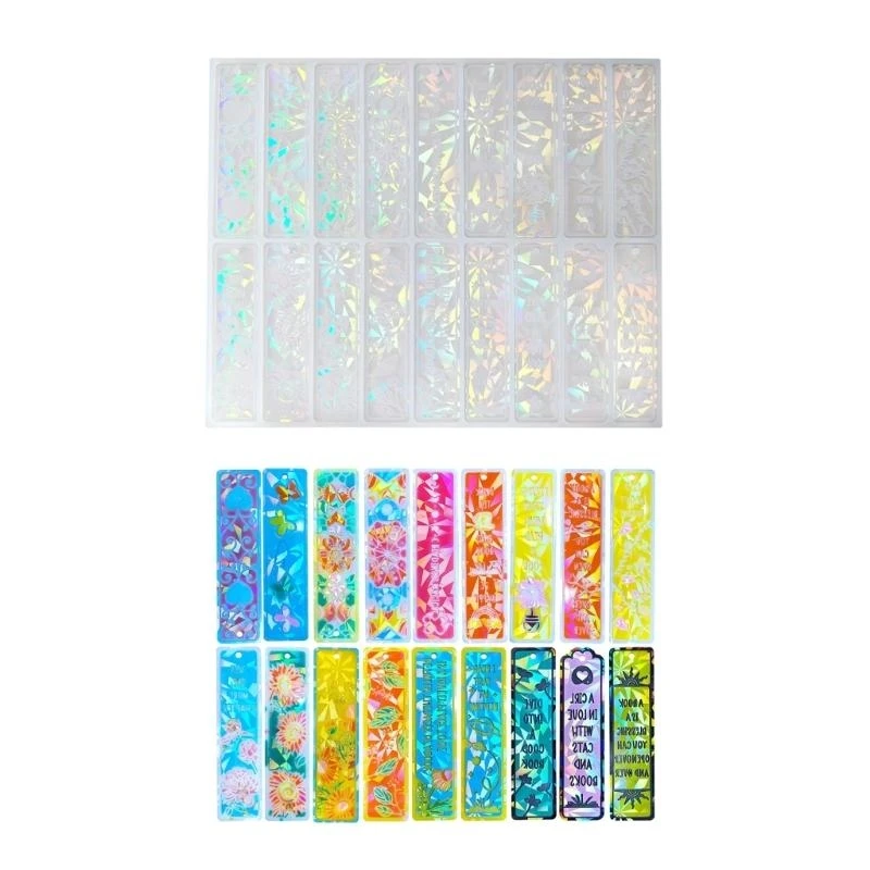 

J78F Silicone Rectangle Mold DIY Making Epoxy Resin Jewelry Craft Mould