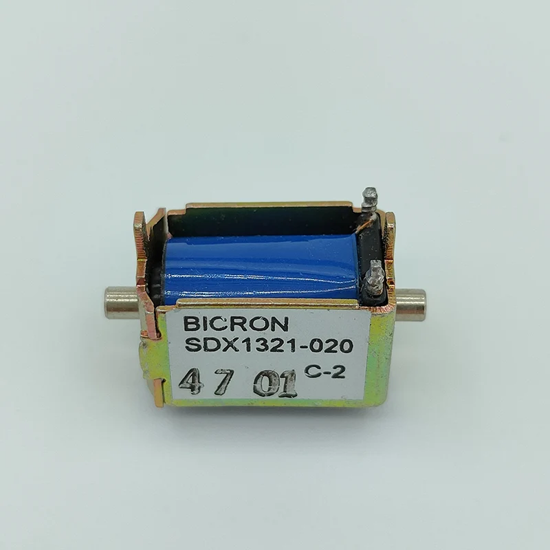 BICRON SDX1321 DC 6V-12V Double-Head Suction Type Solenoid Micro DC Electromagnet Mini Solenoid Magnet