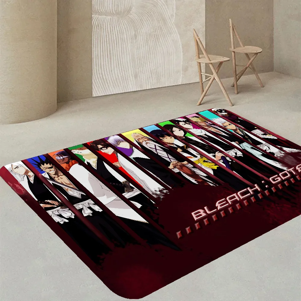 

BLEACH ANIME Hallway Carpet Non-Slip Laundry Room Mat Laundry Decor Balcony Child Living Room Bedside Area Rugs